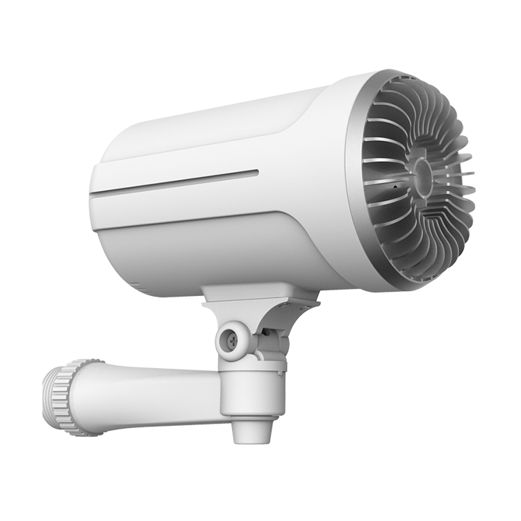 White Fog Generating Canister on a white background
